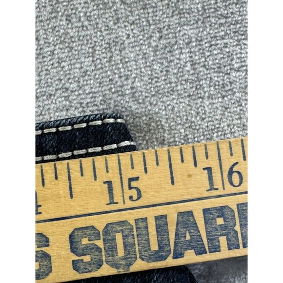 Wallflower womens pants size 11 blue denim distressed jeans pre owned - Picture 16 of 16